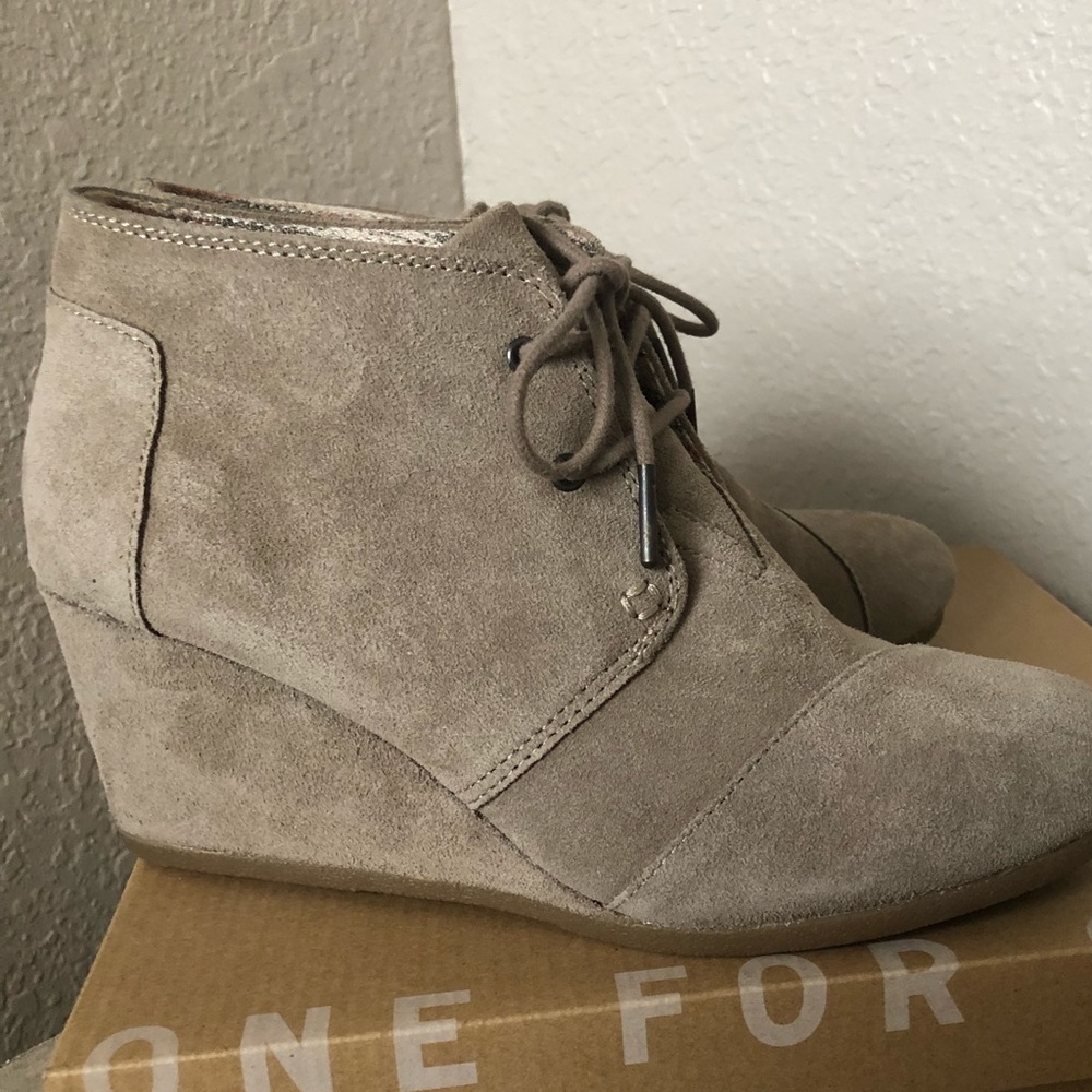 TOMS Wedge Booties